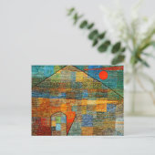 Klee - Ad Parnassus, beroemde abstracte kunst Briefkaart (Staand voorkant)