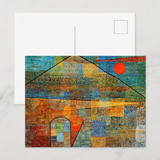 Klee - Ad Parnassus Briefkaart (Voorkant / Achterkant)