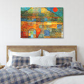 Klee - Ad Parnassus Canvas Afdruk (Insitu (Slaapkamer))