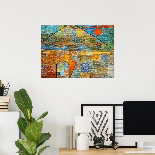 Klee - Ad Parnassus Poster (Thuiskantoor)