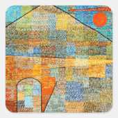 Klee - Ad Parnassus Vierkante Sticker (Voorkant)