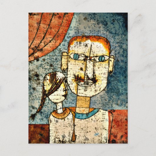 Klee - Adam en Little Eve Briefkaart (Voorkant)
