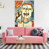 Klee - Adam en Little Eve Canvas Afdruk (Insitu (Woonkamer))