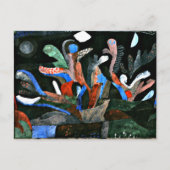 Klee - Afbeelding van een tuin in donkere kleuren Briefkaart (Voorkant)