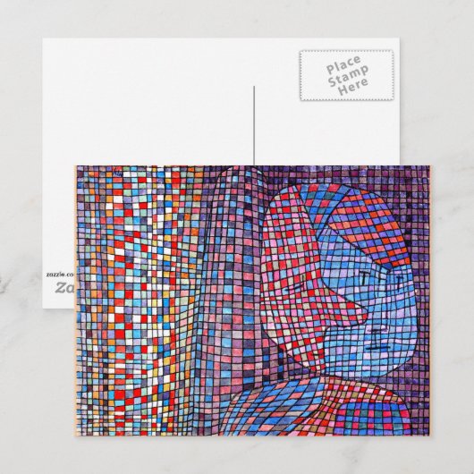 Klee - Afgeleid Briefkaart (Voorkant / Achterkant)