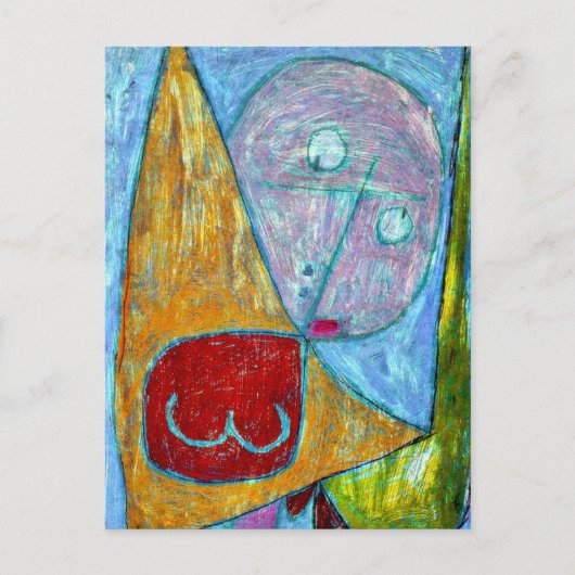 Klee - Angel stille Feminine Briefkaart (Voorkant)