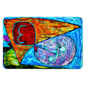 KLEE - Angel stiller-vrouwtje, kunstwerk van 1939 Magneet (Horizontaal)