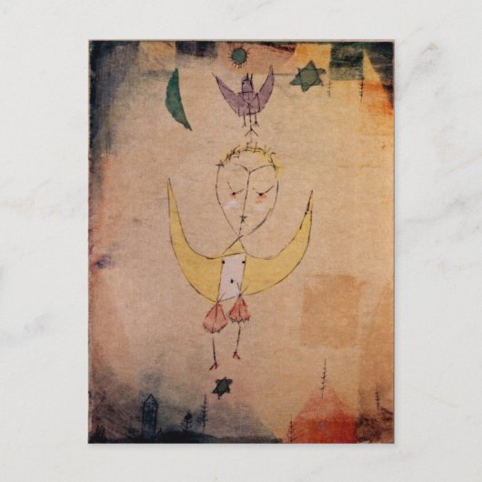 Klee - Angelus Descendens Briefkaart (Voorkant)