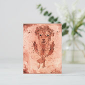 Klee - Angelus Novus (New Angel) Briefkaart (Staand voorkant)