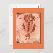 Klee - Angelus Novus (New Angel) Briefkaart (Voorkant / Achterkant)