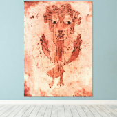 Klee - Angelus Novus (New Angel) Canvas Afdruk (Insitu (Houten vloer))