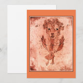 Klee - Angelus Novus (New Angel) Feestdagenkaart (Voorkant / Achterkant)