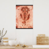 Klee - Angelus Novus (New Angel) Poster (Keuken)