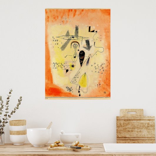 Klee - Angler Memory of L Poster (Keuken)