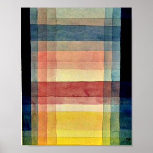 Klee - Architechture van de Plain Poster (Voorkant)
