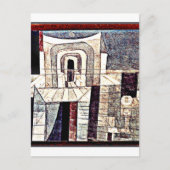 Klee - Architectuur in rood en groen Briefkaart (Voorkant)