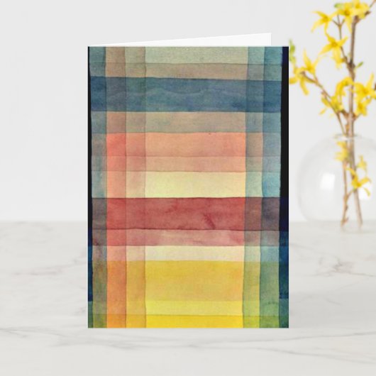 Klee - Architectuur van de Plain large Kaart (Gele Bloem)