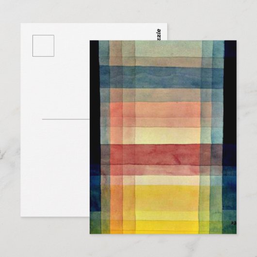 Klee - Architectuur van de vlakte Briefkaart (Voorkant / Achterkant)