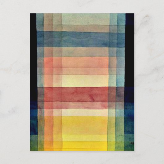 Klee - Architectuur van de vlakte Briefkaart (Voorkant)