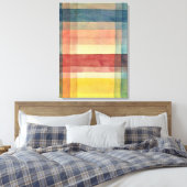 Klee - Architectuur van de vlakte Canvas Afdruk (Insitu (Slaapkamer))