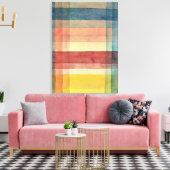 Klee - Architectuur van de vlakte Canvas Afdruk (Insitu (Woonkamer))