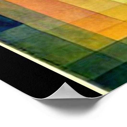 Klee - Architectuur van de vlakte met prijsopgave Poster (Hoek)