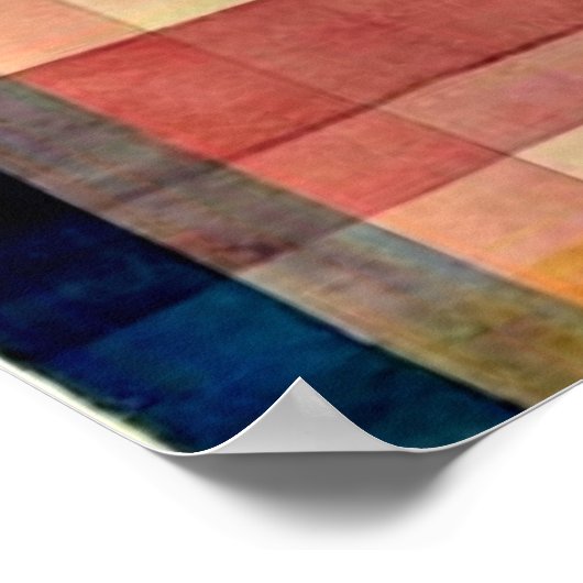 Klee - Architectuur van de vlakte Poster (Hoek)