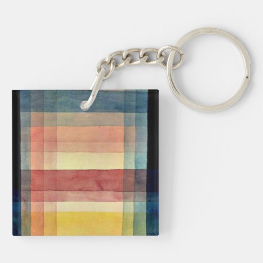 Klee - Architectuur van de vlakte Sleutelhanger (Achterkant)