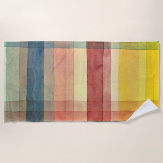 Klee - Architectuur van de vlakte Strandlaken (Voorkant)