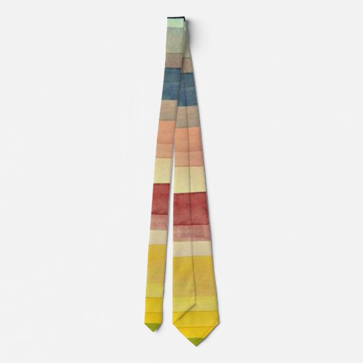 Klee - Architectuur van de vlakte Stropdas (Achterkant)