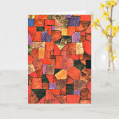 Klee - Autumnal Mountain Village Kaart (Gele Bloem)