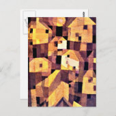 Klee - Autumnal Place, 1921 Briefkaart (Voorkant / Achterkant)