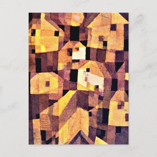 Klee - Autumnal Place, 1921 Briefkaart (Voorkant)