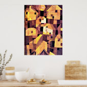 Klee - Autumnal Place, 1921 Poster (Keuken)