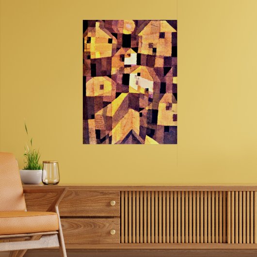 Klee - Autumnal Place, 1921 Poster (Woonkamer 2)