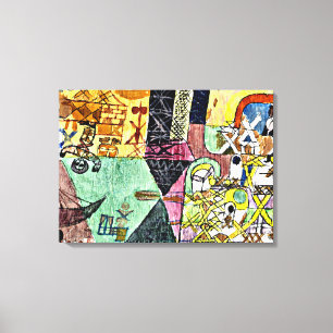 Klee - Aziatische entertainers Canvas Afdruk