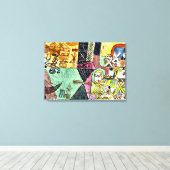 Klee - Aziatische entertainers Canvas Afdruk (Insitu (Houten vloer))
