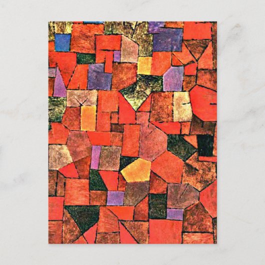 Klee - Bergdorp, Herfst Briefkaart (Voorkant)