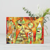 Klee - Beslissende uur om kwart voor twaalf Kaart (Staand voorkant)