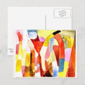 Klee - Beweging van de vrijgelaten kamers Briefkaart (Voorkant / Achterkant)