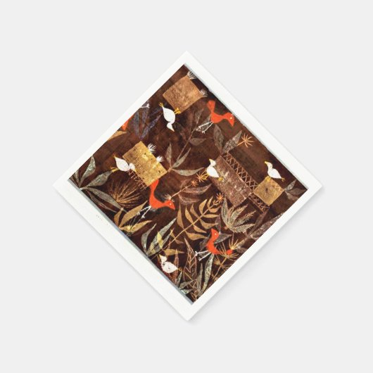 Klee - Bird Garden, famous artwork, Servet (Hoek)