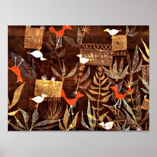 Klee - Bird Garden Poster (Voorkant)