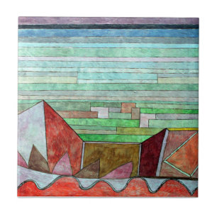 Klee - Blik in het vruchtbare land Tegeltje