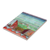 Klee - Blik in het vruchtbare land Tegeltje (Zijkant)