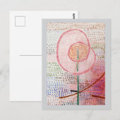 Klee - bloeien briefkaart (Voorkant / Achterkant)
