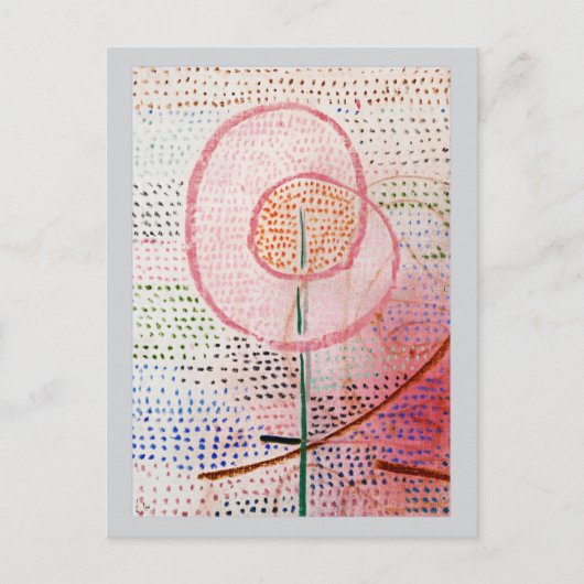 Klee - bloeien briefkaart (Voorkant)