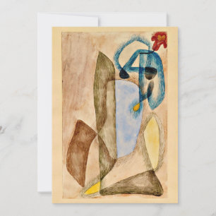 Klee - Bloem in maart, abstracte kunst Kaart