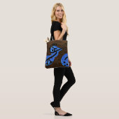 Klee - Blue Bird-Pumpkin Tote Bag (Op model)