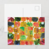 Klee - Boom en architectuur Briefkaart (Voorkant / Achterkant)