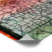 Klee - Boom Nursery, populair abstract kunstwerk Poster (Hoek)